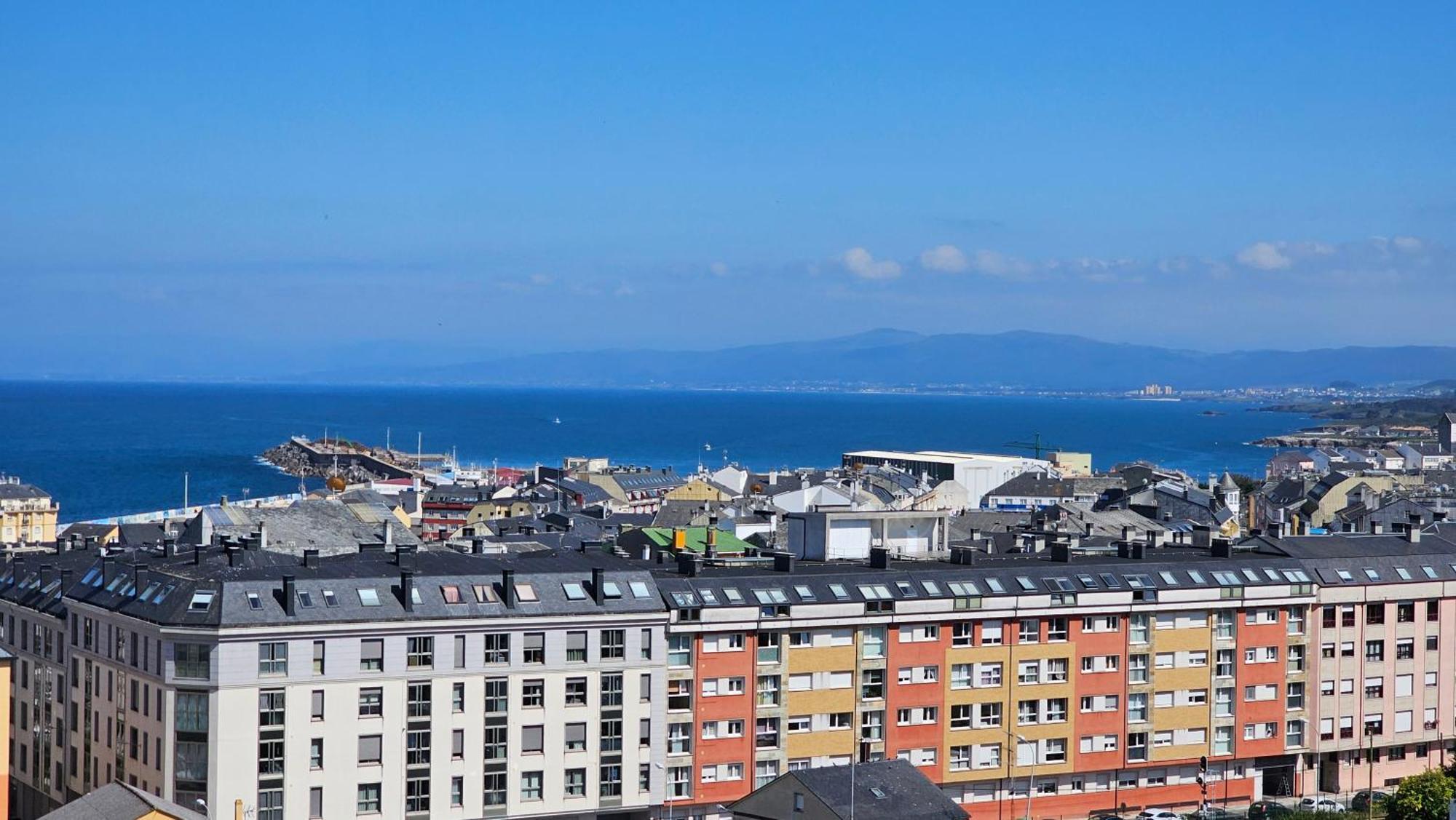 Apartamento Faro Burela Exteriör bild