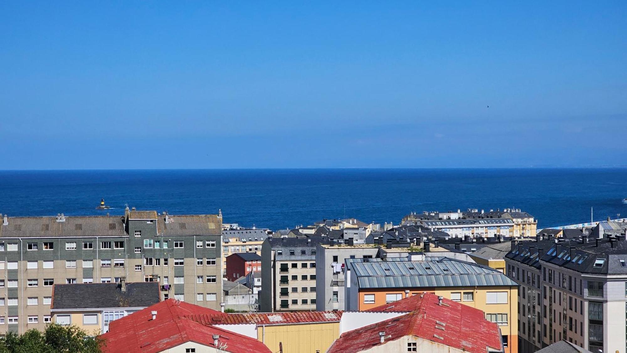 Apartamento Faro Burela Exteriör bild